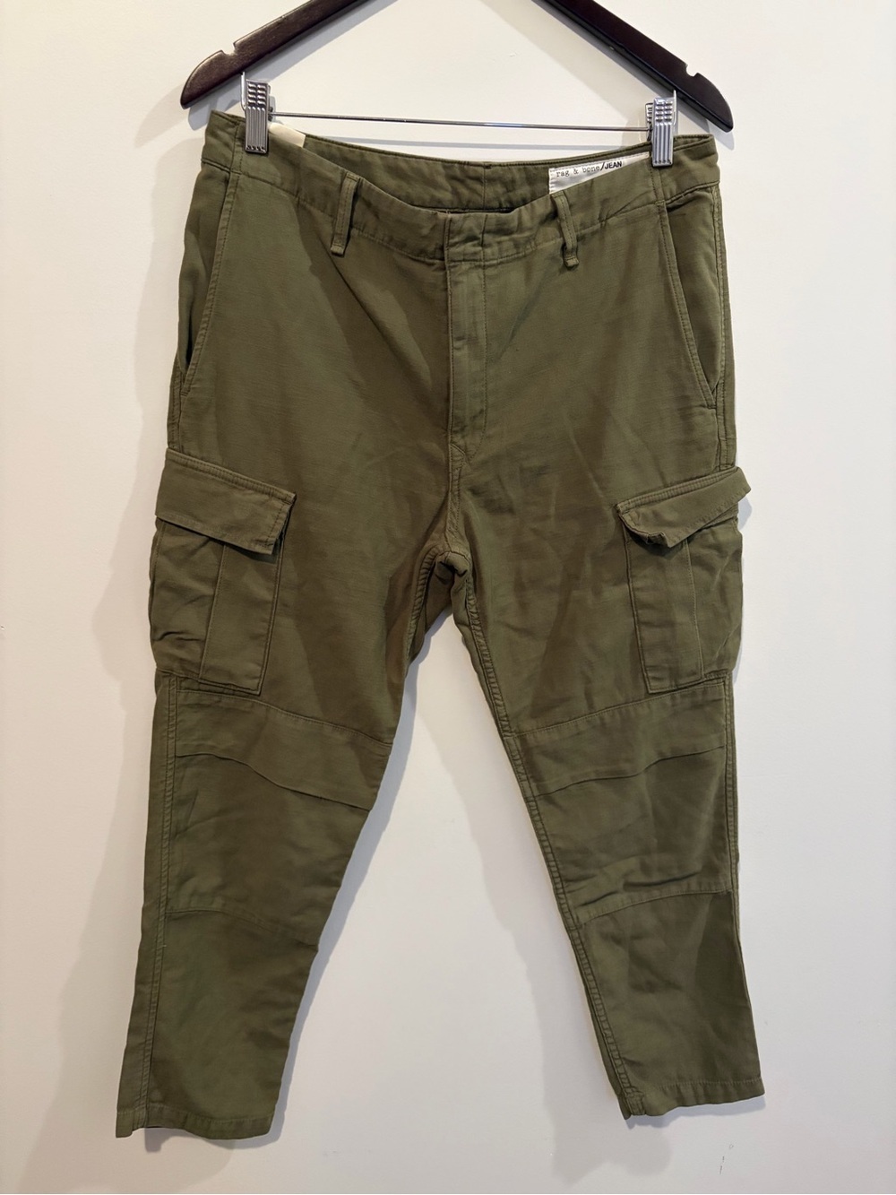 rag & bone Olive Green Cargo Pants -27